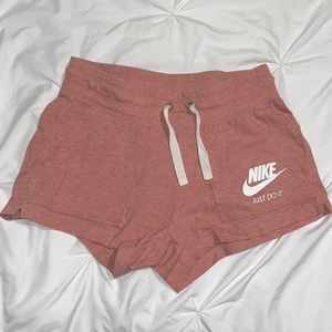 Pink Nike shorts